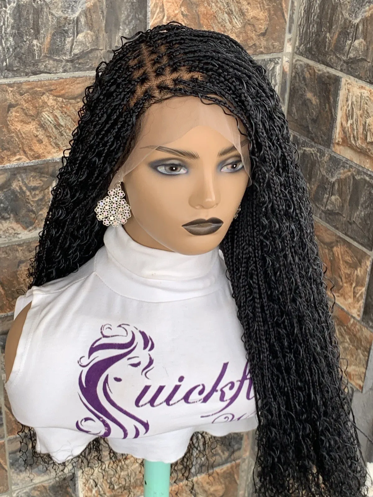 Boho Knotless Braided Wig